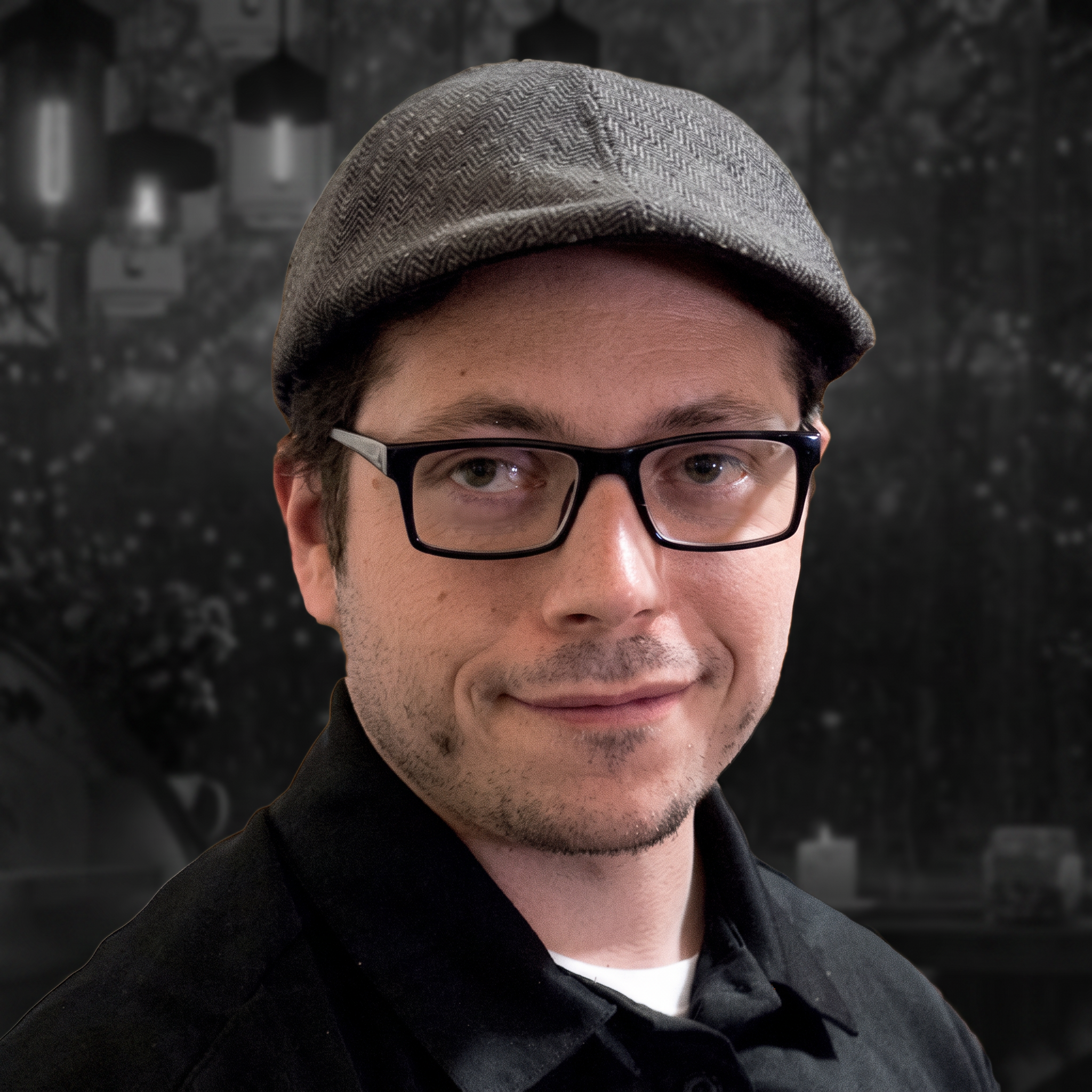 Portrait of Joey Strainer, graphic designer